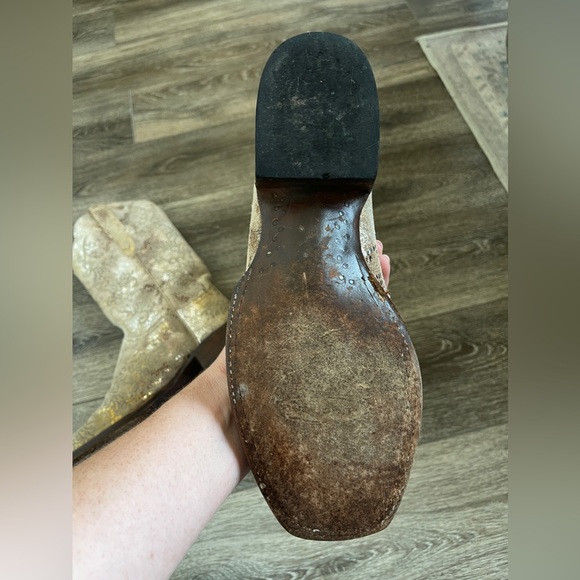 Lucchese cream/gold crackle - Picture 14 of 16